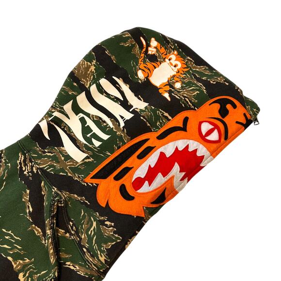 M Bape Tiger Camo Tiger Hoody Funthera - Picture 4 of 7